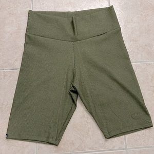 adidas Originals ribbed legging shorts